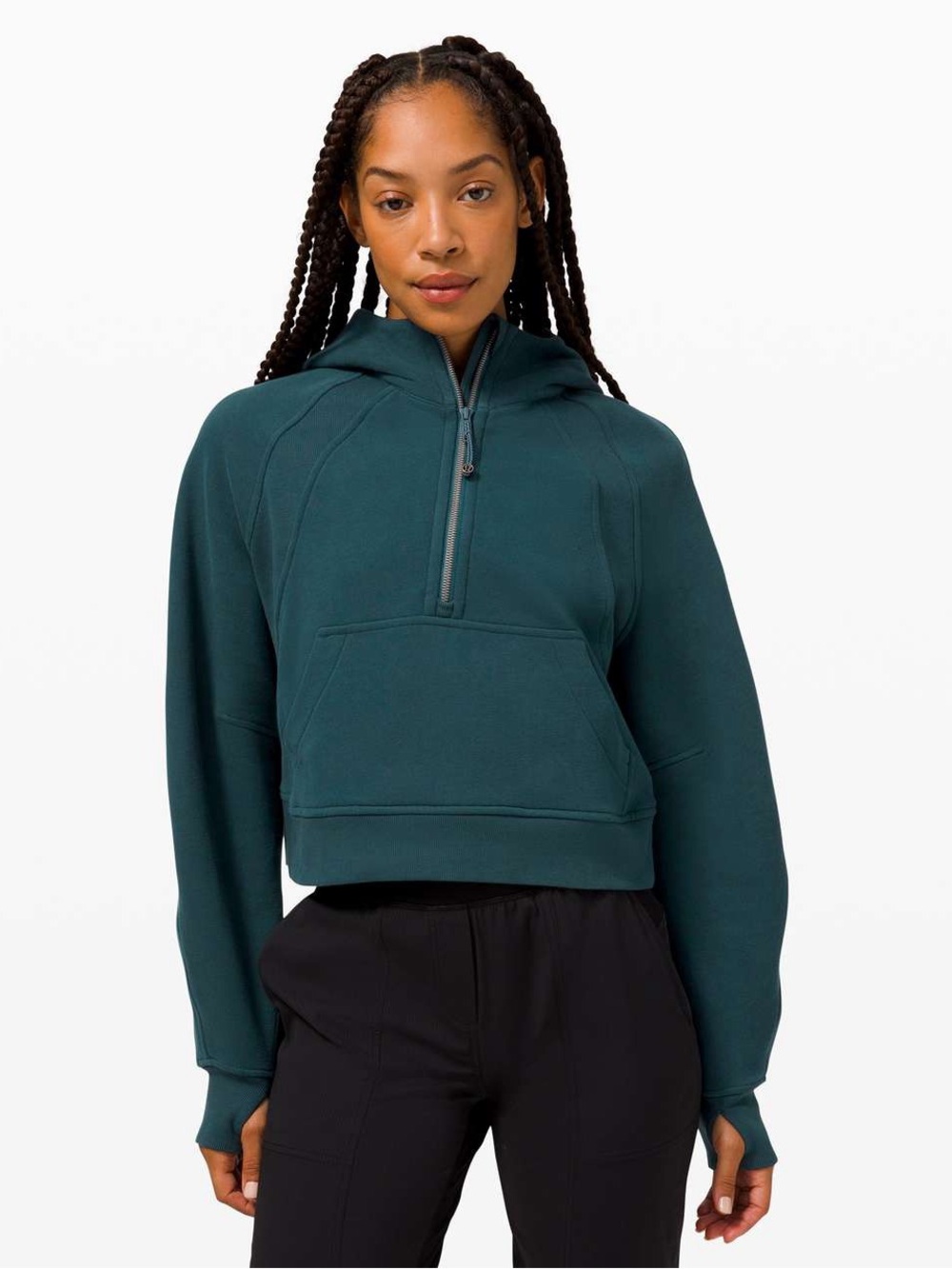 Lululemon Scuba Oversized Half-Zip Hoodie Green XL/XXL